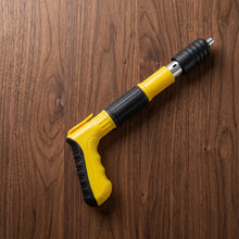 Manual nail gun grip and trigger detail