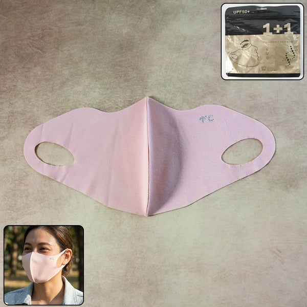 Hyaluronic acid face mask for deep skin hydration