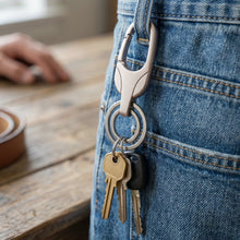 Keychain attached to a belt loop for daily use