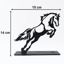 Contemporary iron horse ornament for desk or shelf