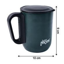Hot and cold beverage stainless steel insulated mug with handle