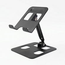 Durable metal phone stand for tabletop use