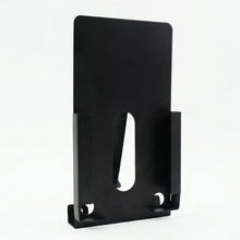 Close up of auto rickshaw mobile holder bracket