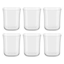 Transparent plastic drink glass from mojito glass set