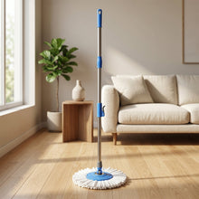 microfiber floor cleaning spin mop system for versatile use
