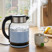 Transparent glass electric kettle for boiling water quickly
