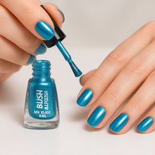 Portable glitter metallic nail polish for party-ready and festive nail looks