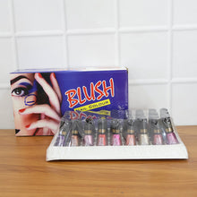 Mix color metallic mini nail polish in 6 ML bottle for colorful nail art