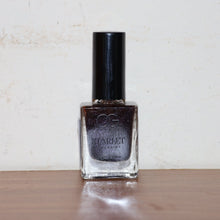 Live image showing Purple Dazzle glitter nail paint for glamorous nails