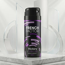 Men's deodorant body spray French Factor Victory in 150 ML bottle