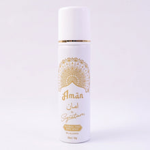 Premium halal men's Signature Aman fragrance spray in compact bottle