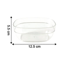 Multipurpose transparent serving and storage oval bowls set