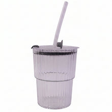 Plastic Tumbler with Lid – 450ml Reusable, Clear & Leak-Proof