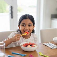 Plastic fork close view design