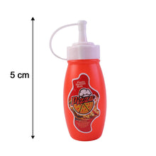 Small plastic squeeze bottle showing size and dimensions