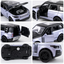 Miniature metal car with light and sound for playtime
