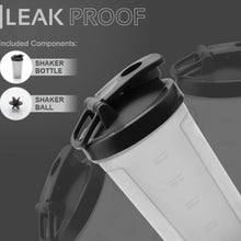 Ergonomic grip of the 500 ml plastic gym shaker bottle for comfortable handling
