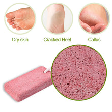 Closup of pumice stone showing porous surface for foot exfoliation