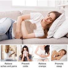 Warm water bag with soft fur cover for effective heat retention