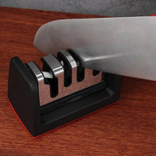 4 Stage Knife Sharpener Tool for Kitchen Knives with Non Slip Handle (1 Pc) view 7