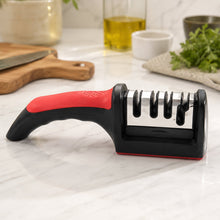 4 Stage Knife Sharpener Tool for Kitchen Knives with Non Slip Handle (1 Pc) view 8