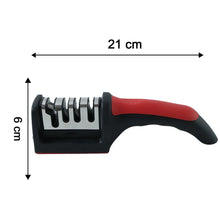 4 Stage Knife Sharpener Tool for Kitchen Knives with Non Slip Handle (1 Pc) view 6