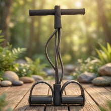 Portable Pull Rope Resistance Exerciser with Foot Pedal Support (1 Pc)