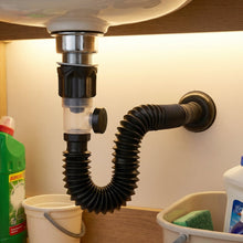 Durable plastic bathroom drain pipe with easy installation features