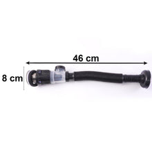 Installation of flexible bathroom sink drain pipe in a home bathroom