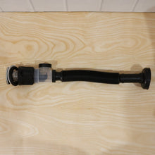 Complete flexible sink drain pipe set with bottle trap and waste