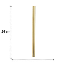 Length comparison image of 24 cm bamboo chopsticks
