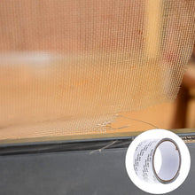 Fiberglass mesh repair tape designed for mosquito nets and screen repairs