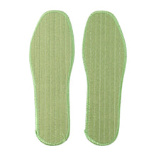 Fabric insoles with ventilation holes to keep feet dry and comfortable