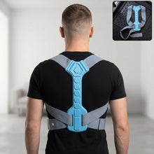Back posture corrector belt supporting upper back in a comfortable design