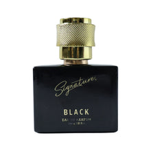 Luxury black fragrance perfume bottle in compact size
