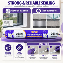 Waterproof Silicone Sealant for Multipurpose Home Repair (590ml)