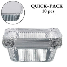 Disposable aluminium container for takeaway meals