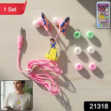 Cute Cartoon Style Wired In-Ear Earphones (1 Set)