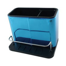 Rustproof sink organizer for scrubbers and cleaning items