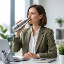 Durable steel water bottle with leak-proof design