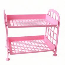 Kitchen storage use plastic rack for countertop organization