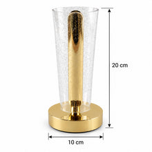 Crystal Table Lamp – Sparkle Design with Golden Base LED