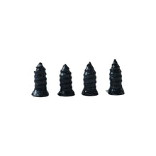 Side view of pink tubeless tire repair plug