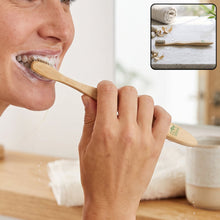 Soft Bristle Bamboo Toothbrush, Eco-Friendly Wooden Toothbrush for Travel (1 Pc)