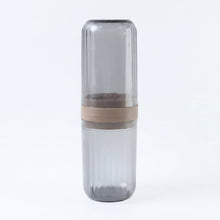 Reusable portable folding cup for travel oral care