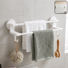 Wall mounted towel holder rack