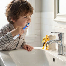 Cartoon robot toothbrush set for children’s daily dental care