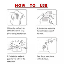 No drill plastic hook for kitchen, bathroom and bedroom walls
