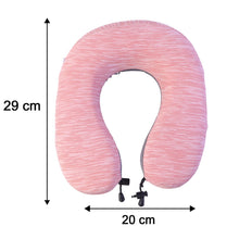 Cosy U shape pillow for long journeys and office naps