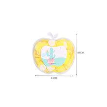 Compact packaging for apple design paper soap sheets, ideal for travel hygiene.